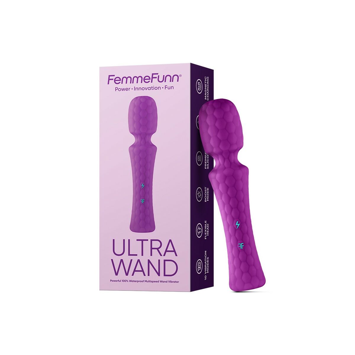 Massagevorrichtung FemmeFunn Ultra Wand Lila - AWK Flagship