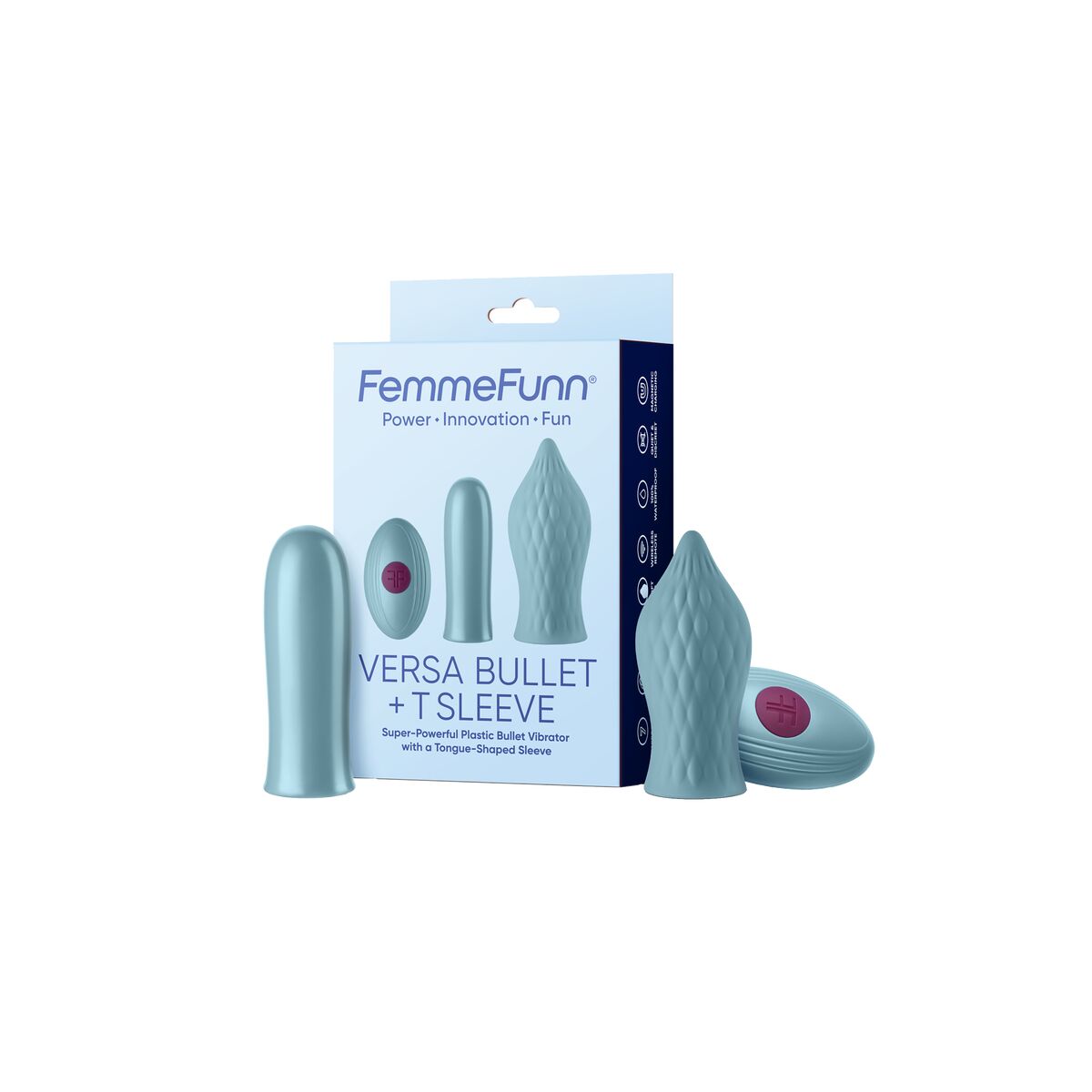 Kugelvibrator FemmeFun Versa Bullet Blau - AWK Flagship