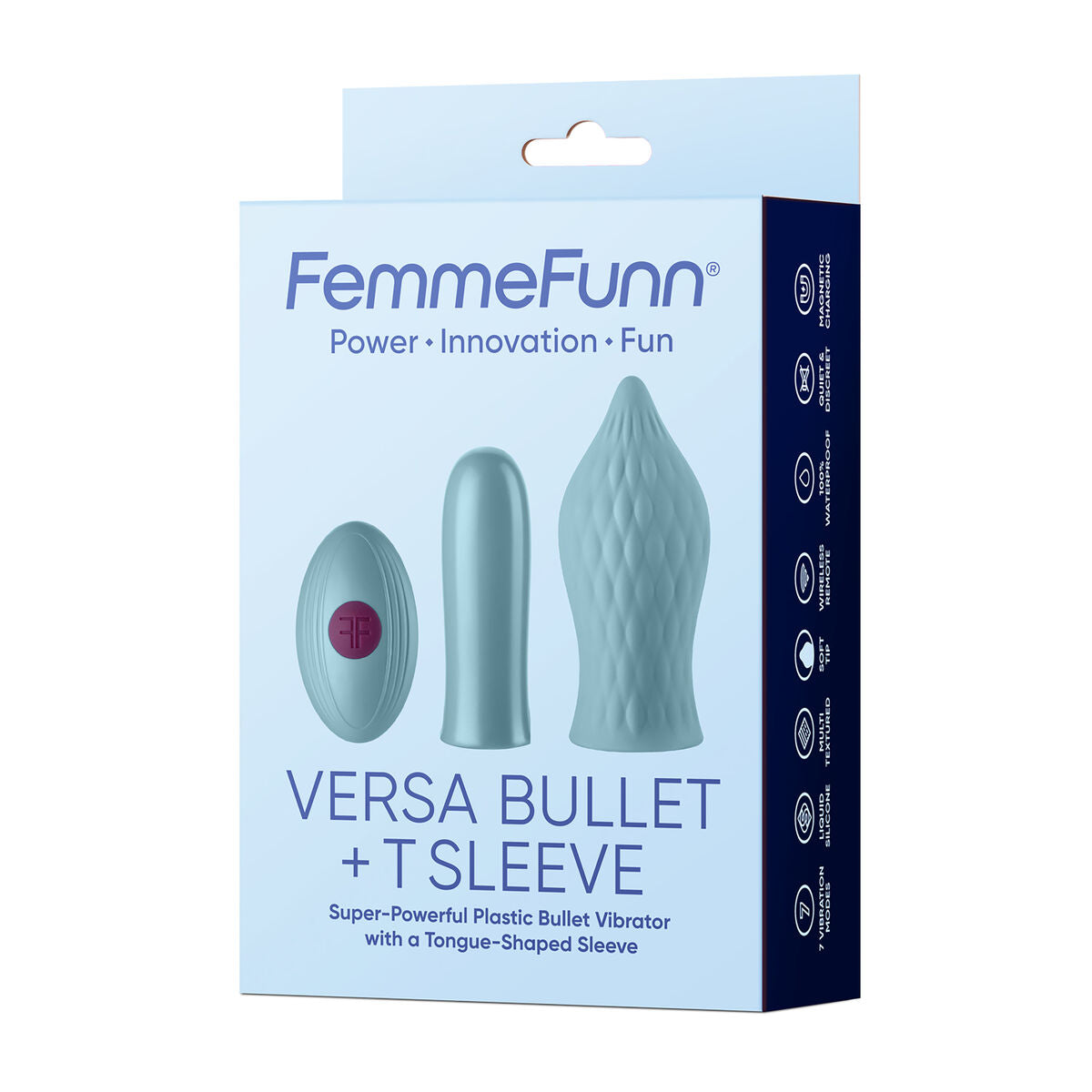 Kugelvibrator FemmeFun Versa Bullet Blau - AWK Flagship