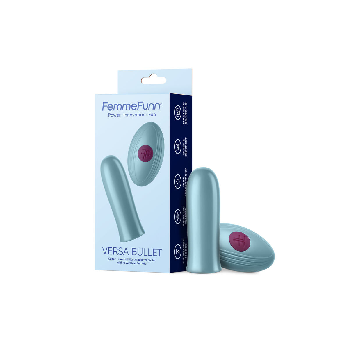 Kugelvibrator FemmeFun Versa Bullet Blau - AWK Flagship