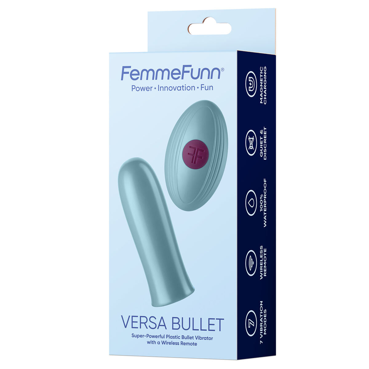 Kugelvibrator FemmeFun Versa Bullet Blau - AWK Flagship