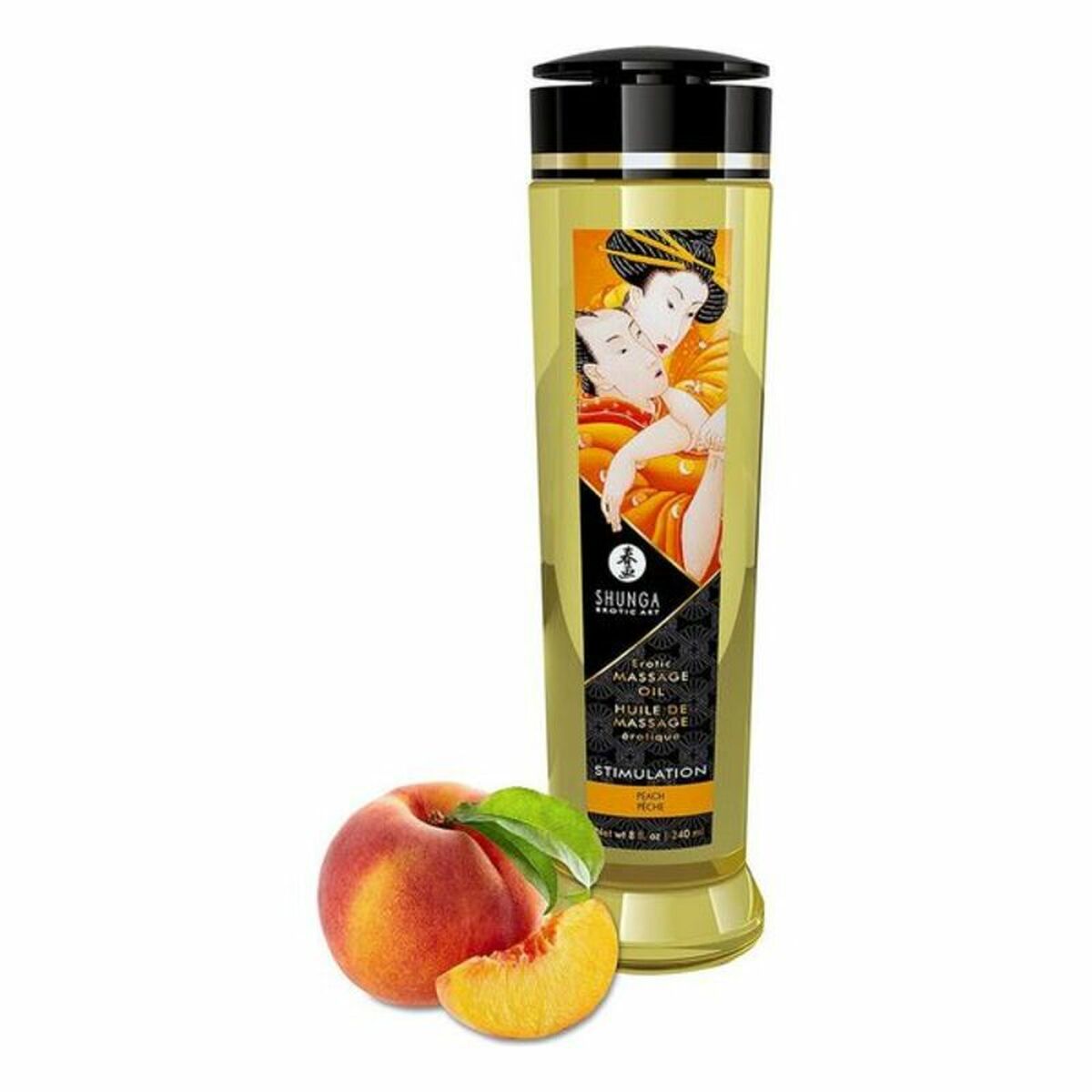 Erotisches Massageöl Shunga Stimulation Pfirsich (240 ml) - AWK Flagship