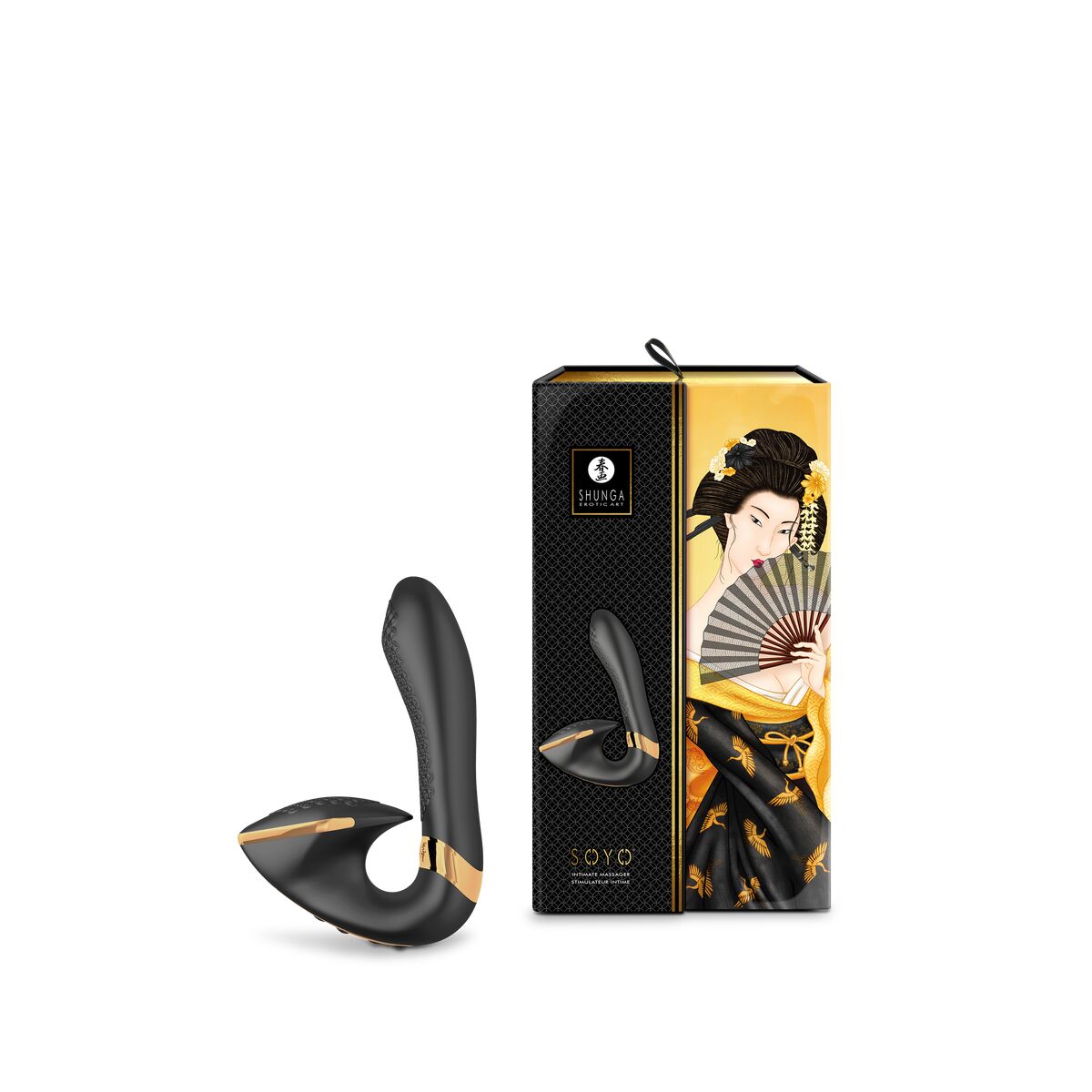 Dual Stimulationsvibrator Shunga Soyo Schwarz - AWK Flagship