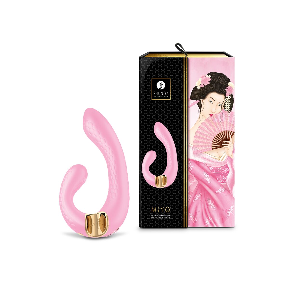 Dual Stimulationsvibrator Shunga Miyo Rosa - AWK Flagship