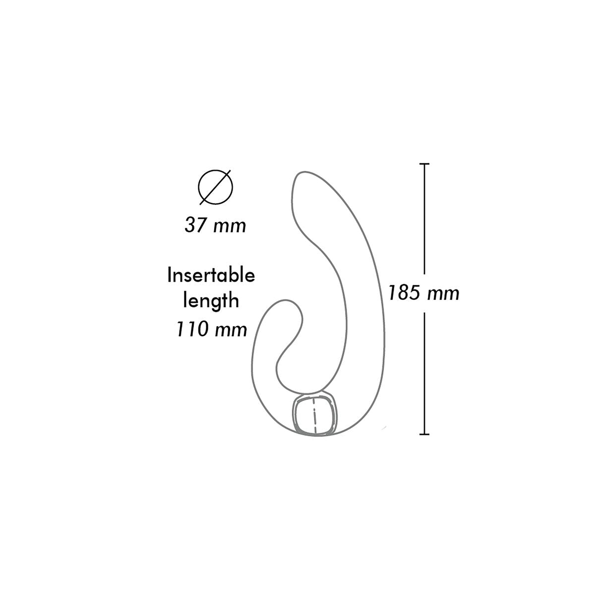 Dual Stimulationsvibrator Shunga Miyo Rosa - AWK Flagship