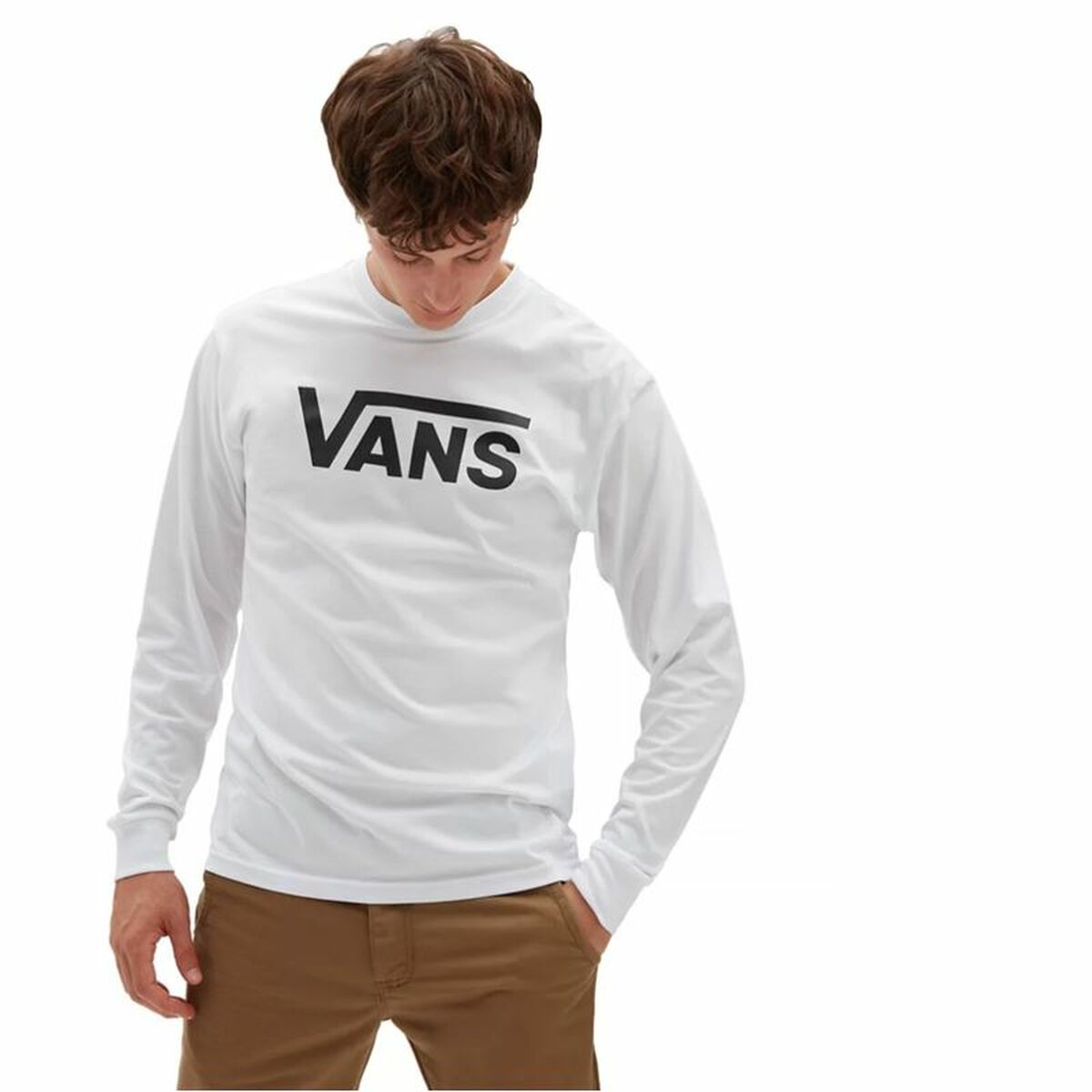 Herren Sweater ohne Kapuze Vans Classic Weiß - AWK FlagshipHerren Sweater ohne Kapuze Vans Classic Weiß