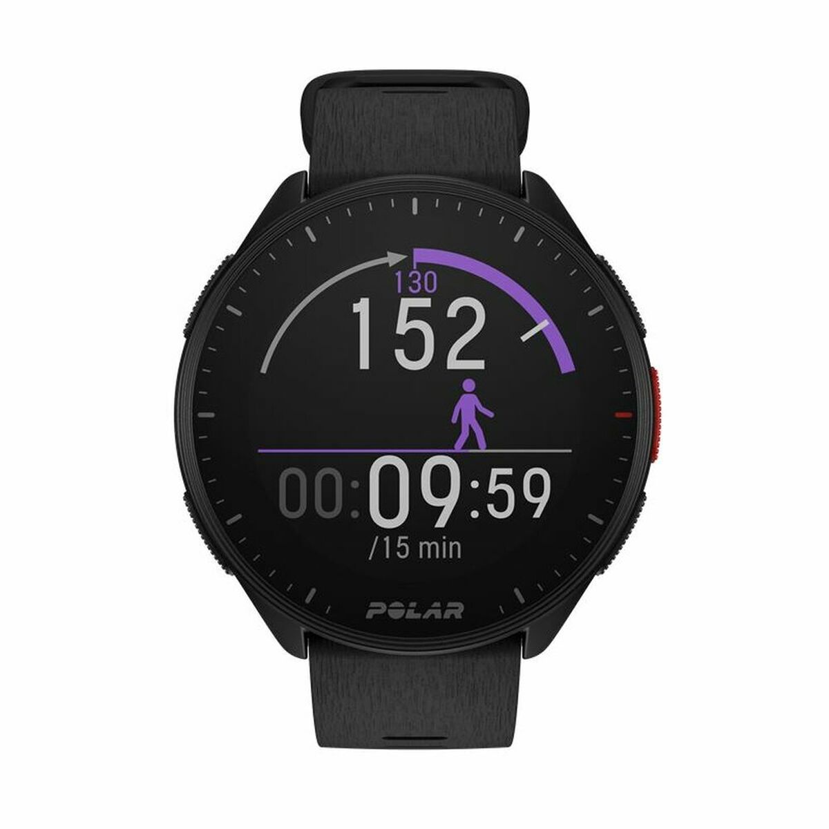 Smart Watch mit Schrittzähler Polar Schwarz 1,2" Ø 45 mm - AWK Flagship