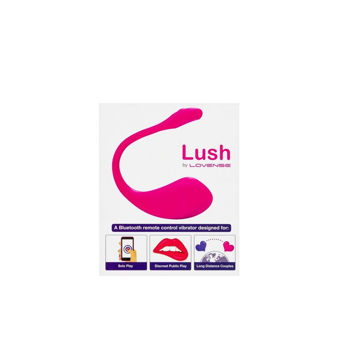 Massagegerät für Paare Lovense Lush 2 Rosa - AWK Flagship