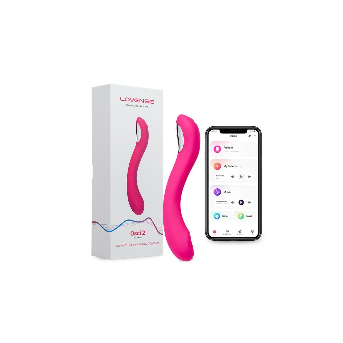 Massagegerät für Paare Lovense Osci Rosa - AWK Flagship