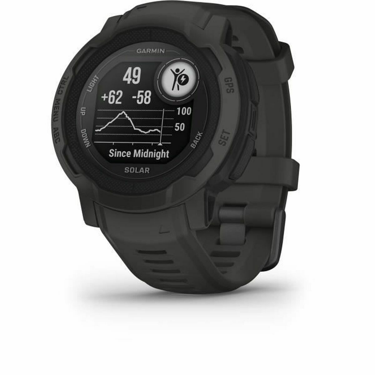 Activity-Armband GARMIN Schwarz Graphit 0,9" Ø 45 mm - AWK Flagship