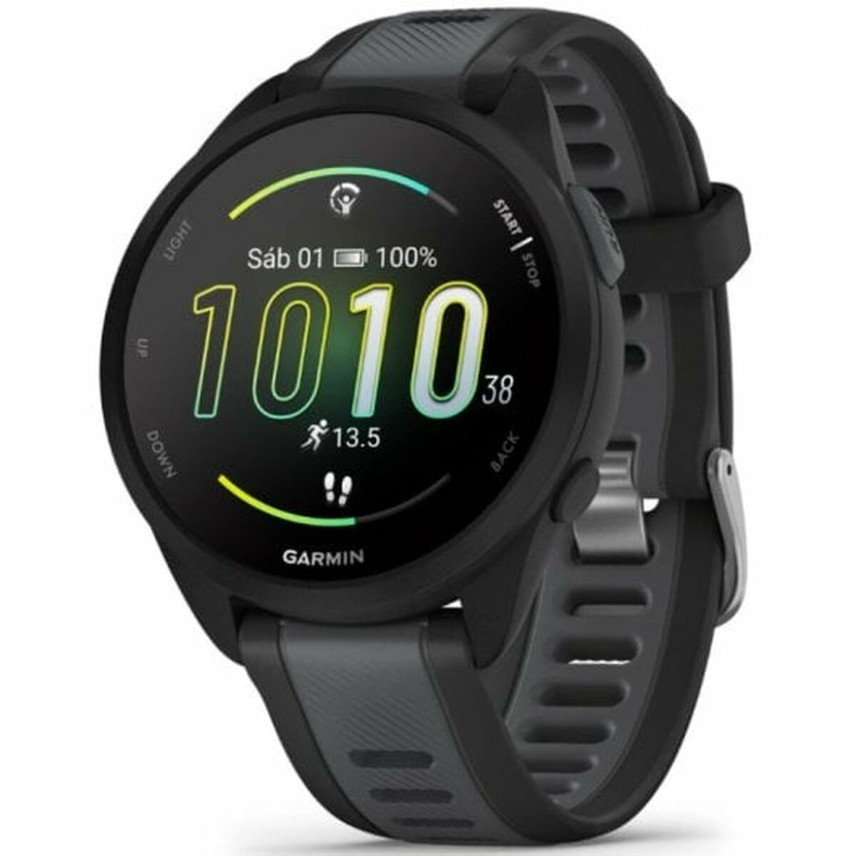 Smartwatch GARMIN Forerunner 165 Schwarz Silberfarben 1,2" - AWK Flagship