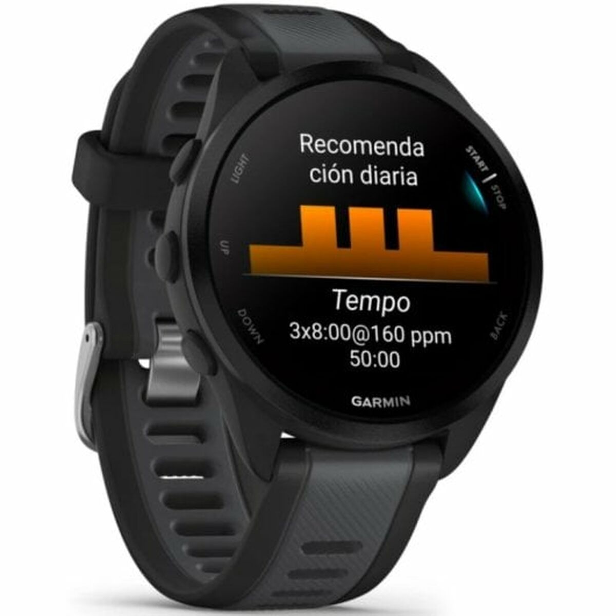 Smartwatch GARMIN Forerunner 165 Schwarz Silberfarben 1,2" - AWK Flagship