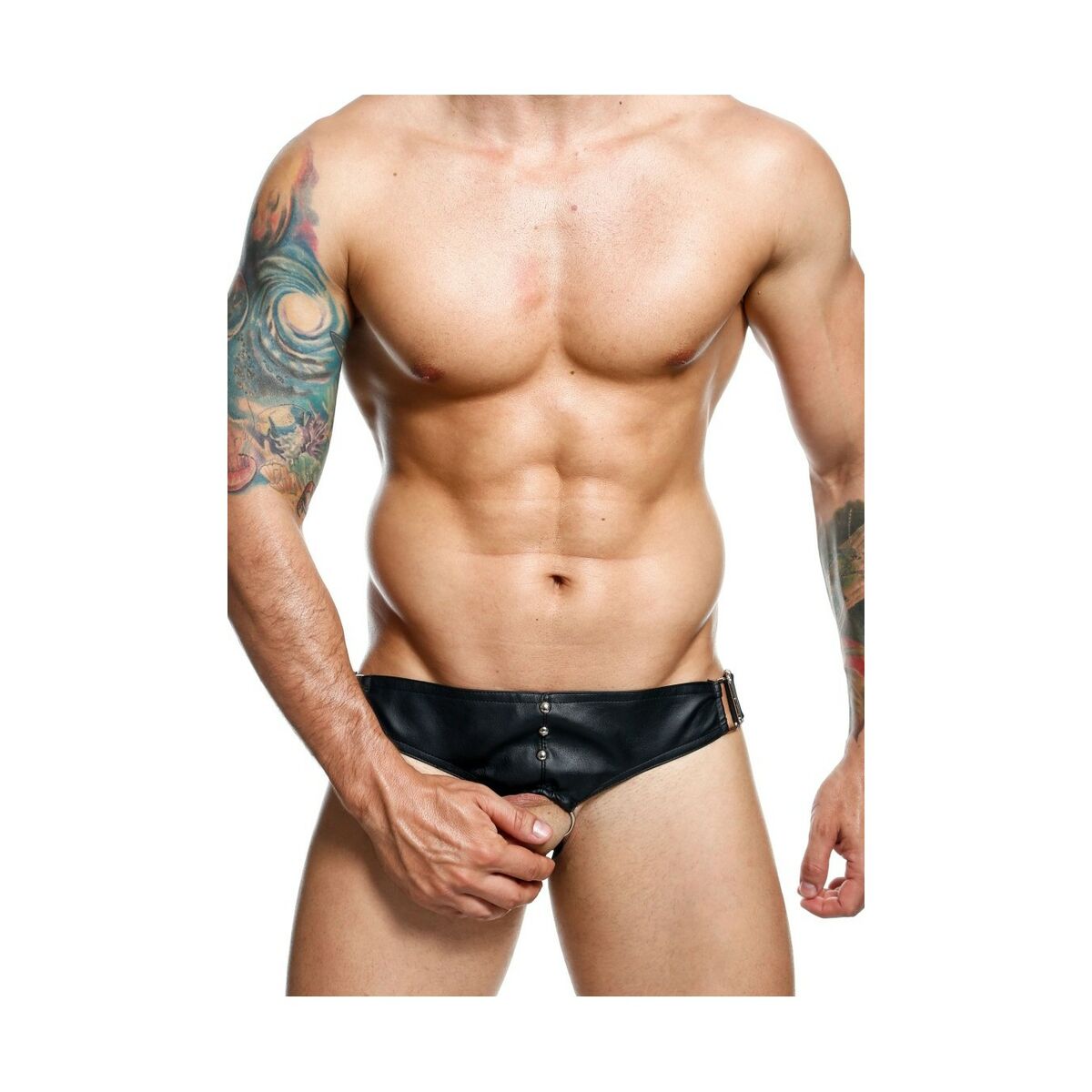 Tanga Mob Eroticwear Schwarz - AWK Flagship