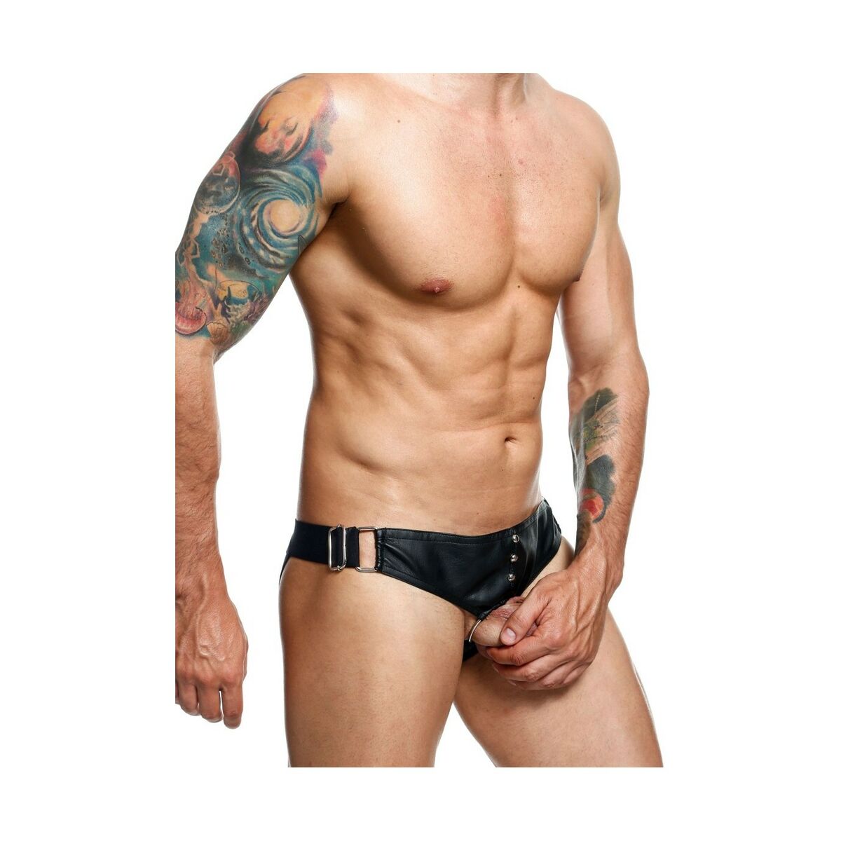 Tanga Mob Eroticwear Schwarz - AWK Flagship