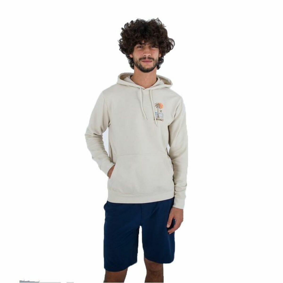 Herren Sweater mit Kapuze Hurley Beige - AWK Flagship