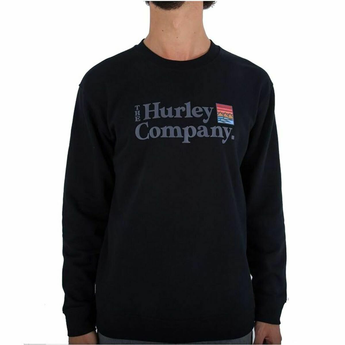 Herren Sweater ohne Kapuze Hurley Canyon Summer Schwarz - AWK Flagship