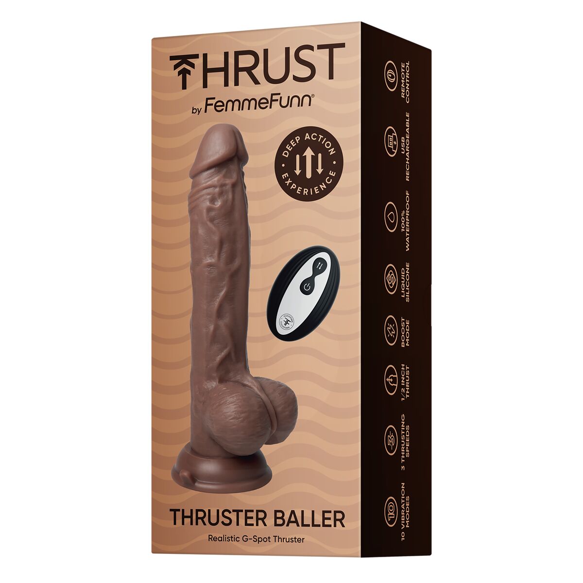 Natürlicher Vibrator FemmeFunn Thrust Silikon ABS Ø 4,1 cm (15,7 cm) - AWK Flagship