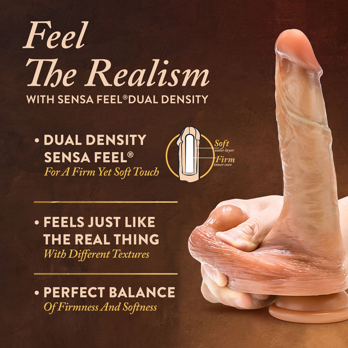 Natürliches Dildo Blush Renaissance Davinci Silikon (14 cm) - AWK Flagship