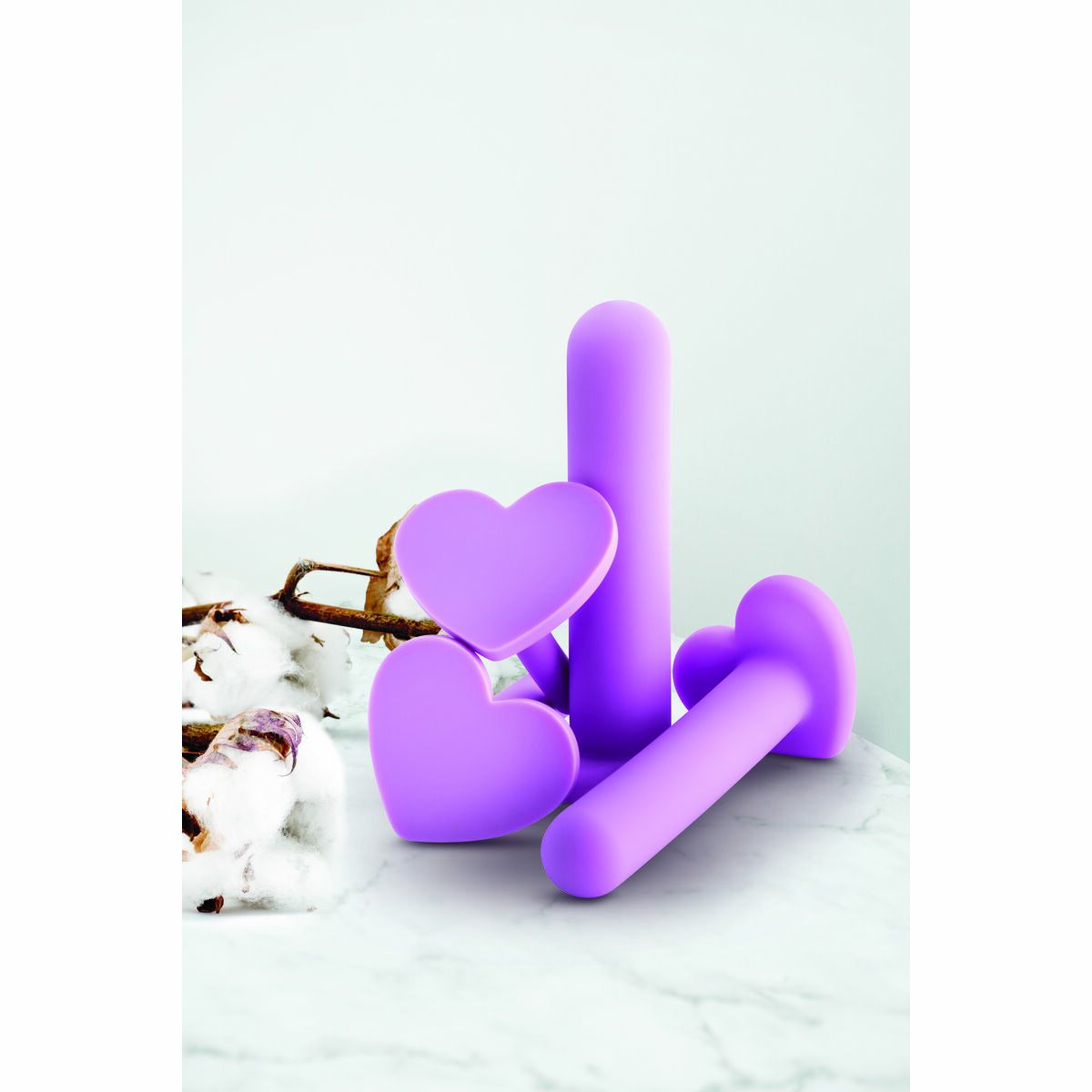 Klassischer Dildo Blush Wellness Silikon Ø 3,1 cm - AWK Flagship