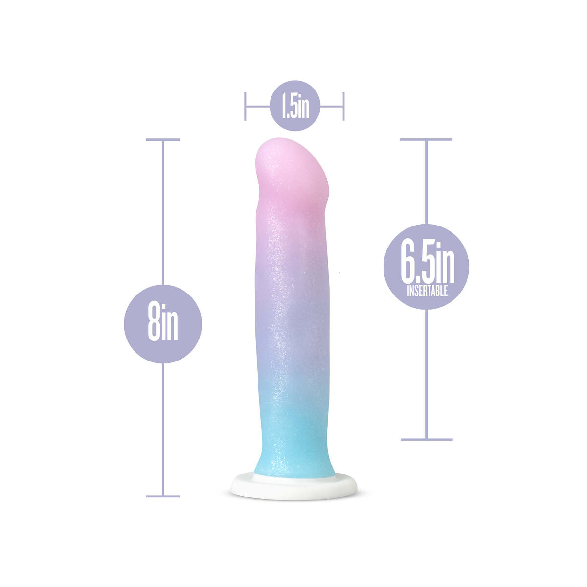 Natürliches Dildo Blush Avant Silikon Ø 4,1 cm (16,5 cm) - AWK Flagship