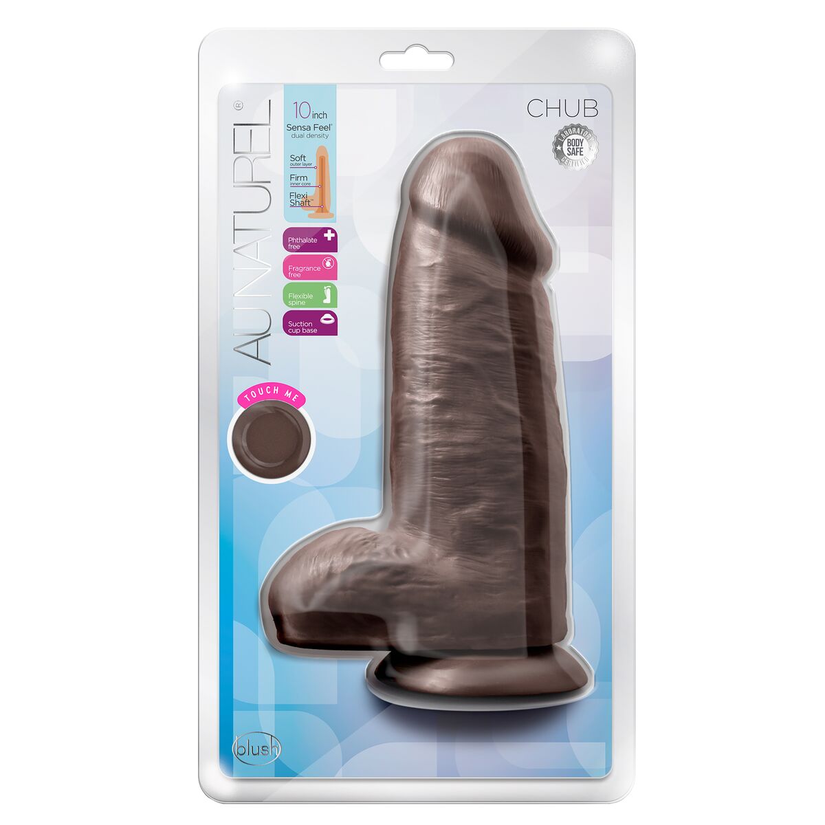 Natürliches Dildo Blush Au Naturel TPE Ø 7,6 cm - AWK Flagship