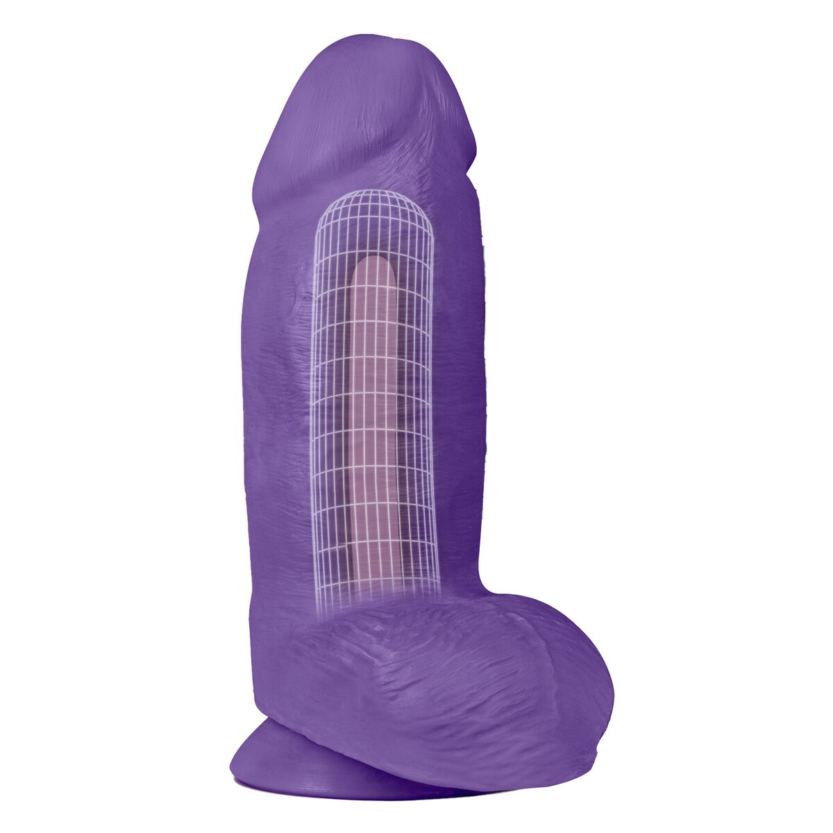 Natürliches Dildo Blush Au Naturel TPE Ø 8 cm - AWK Flagship