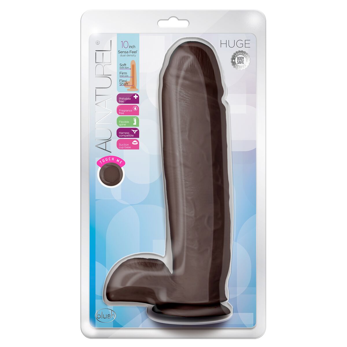 Natürliches Dildo Blush Au Naturel TPE Ø 5,8 cm (21,5 cm) - AWK Flagship