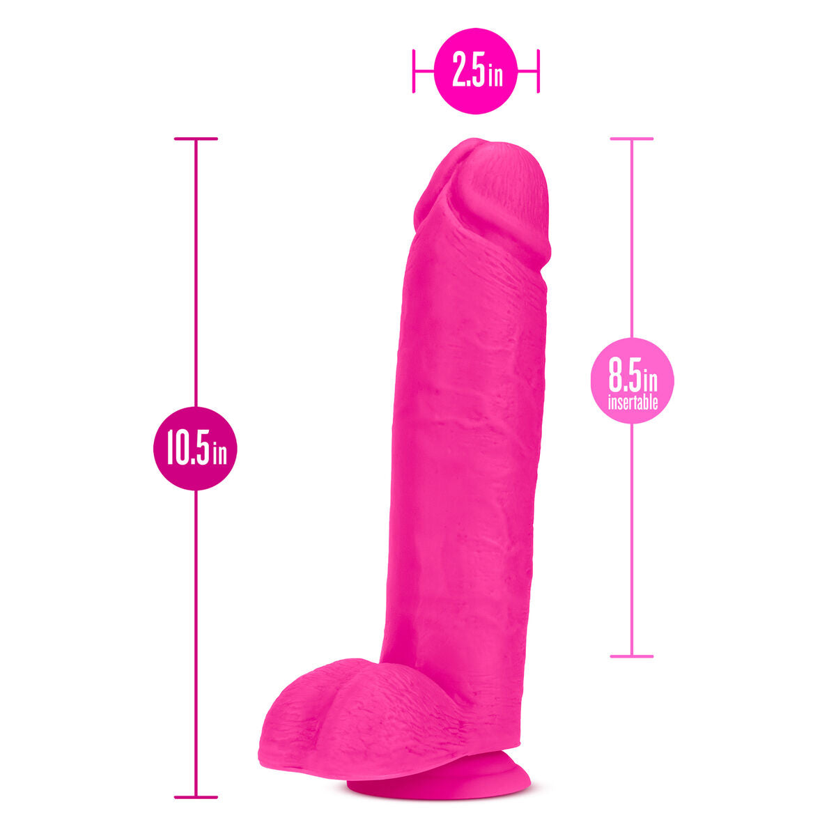 Dildo Blush Au Naturel Rosa Ø 6,2 cm - AWK Flagship