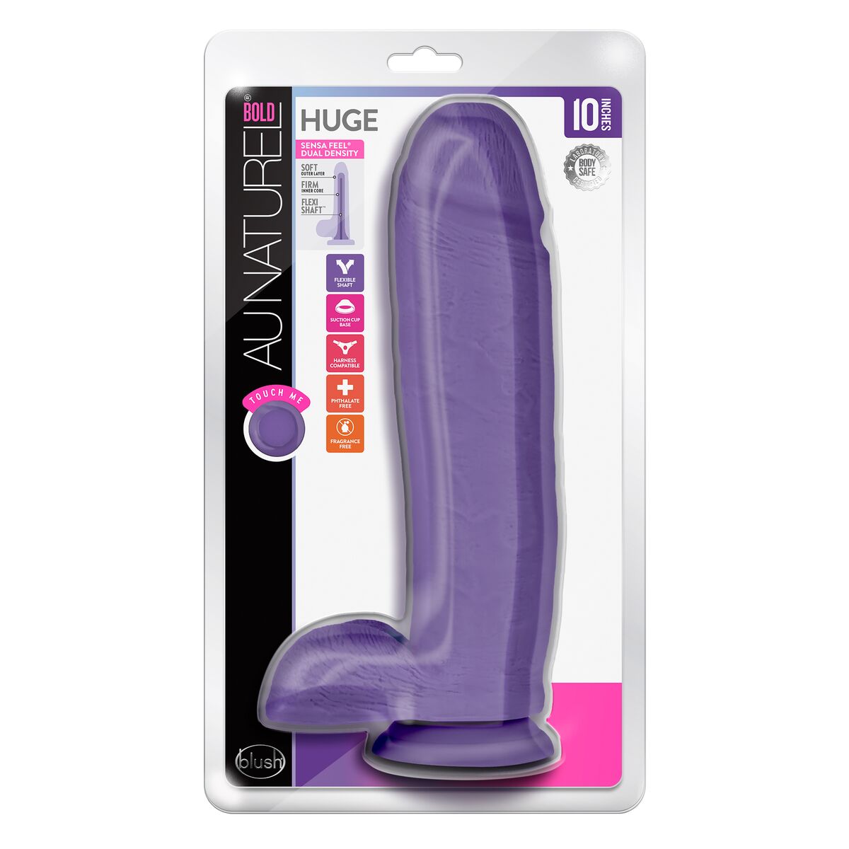 Natürliches Dildo Blush Au Naturel TPE Ø 6,2 cm - AWK Flagship