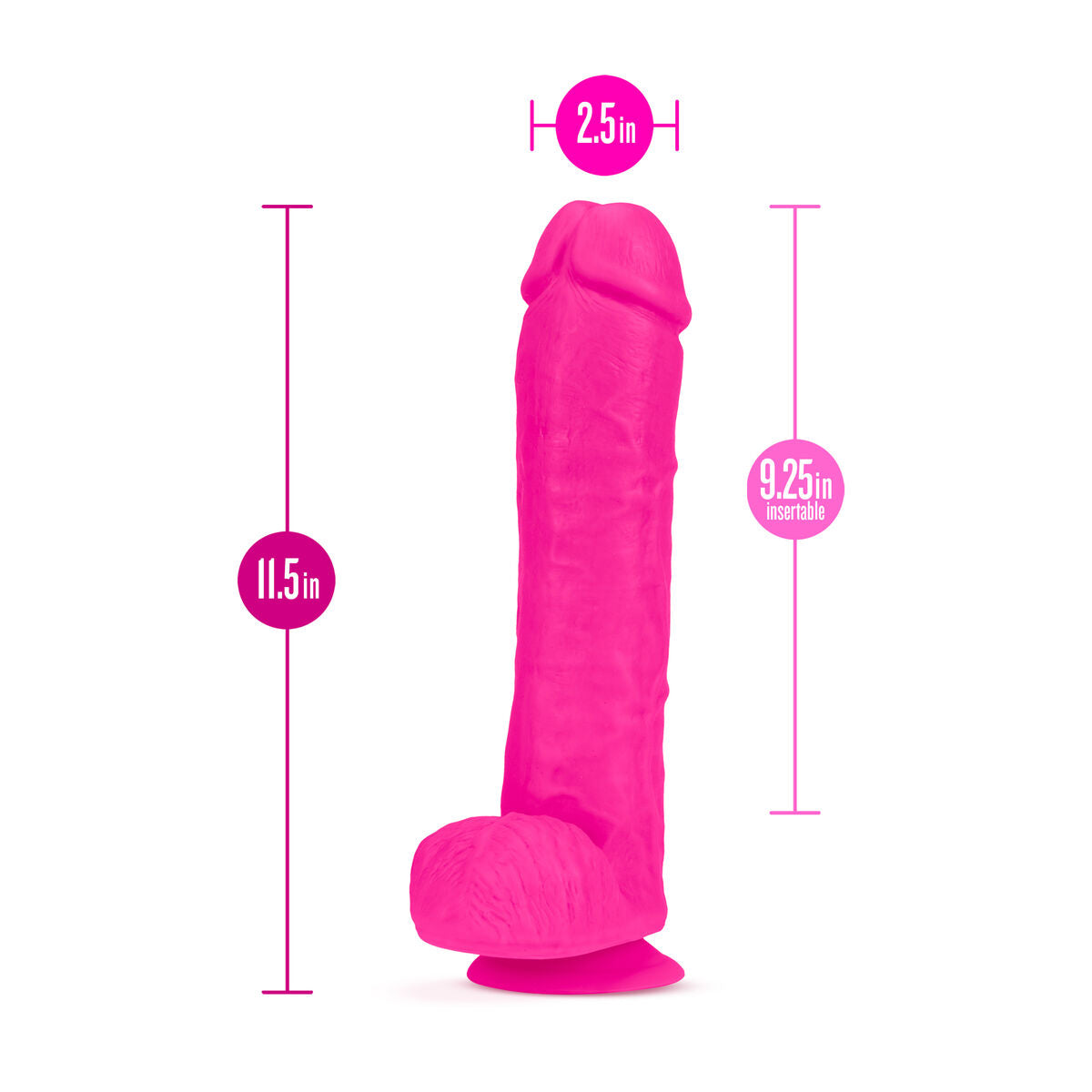 Natürliches Dildo Blush Au Naturel TPE Ø 5,5 cm - AWK Flagship