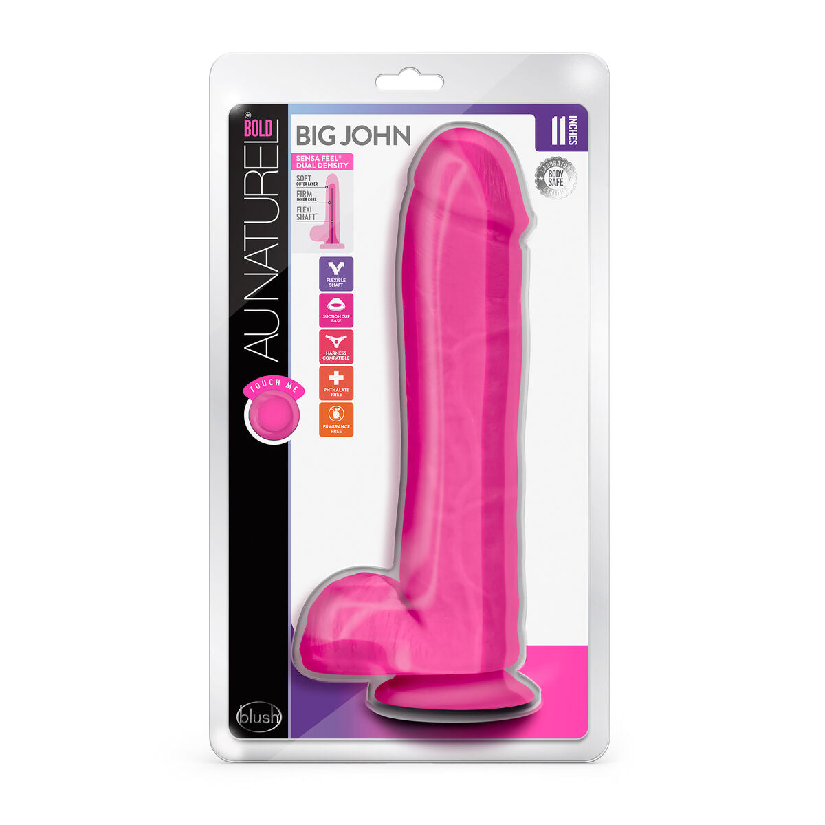 Natürliches Dildo Blush Au Naturel TPE Ø 5,5 cm - AWK Flagship