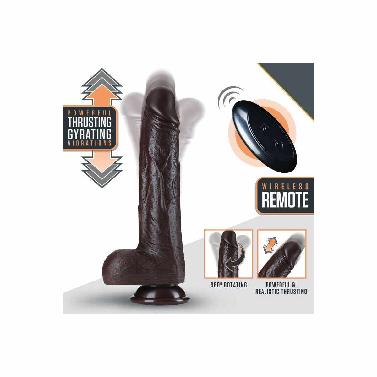 Natürlicher Dildo Blush Dr Skin Silikon ABS Ø 4 cm - AWK Flagship