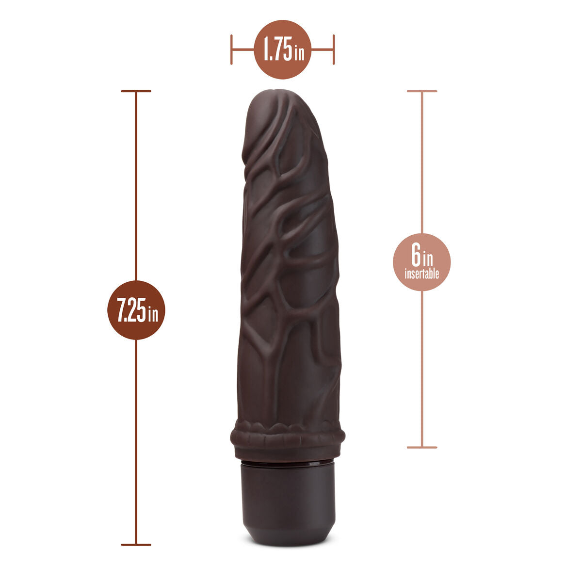 Natürlicher Dildo Blush Dr Skin Silikon ABS Ø 4 cm - AWK Flagship