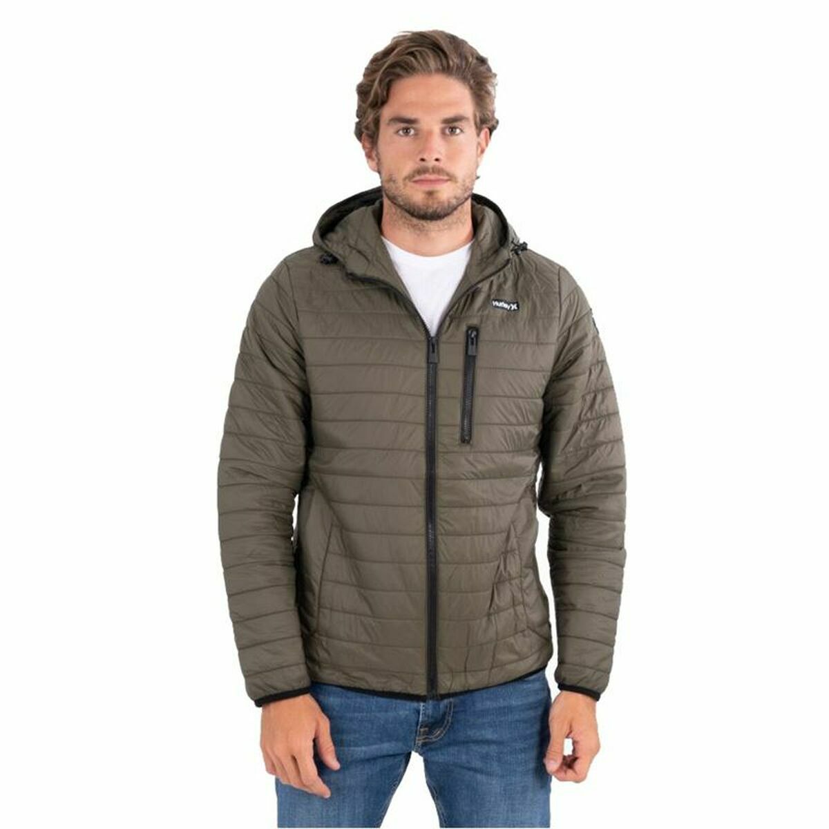 Sportjacke für Herren Hurley  Balsam Quilted Packable grün - AWK Flagship