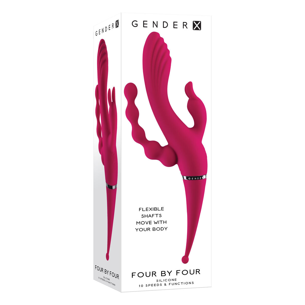 Dildo Gender X Four by Four Rot - AWK Flagship