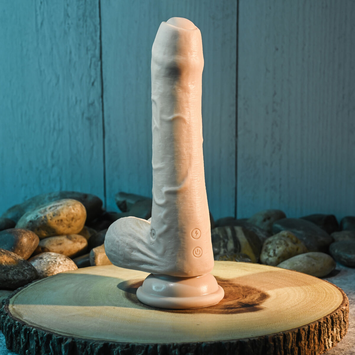 Natürlicher Dildo Evolved Silikon ABS Ø 3,6 cm - AWK Flagship