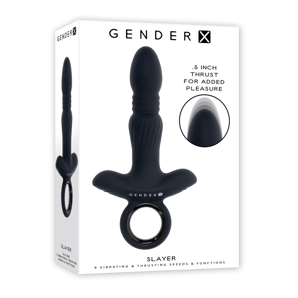 Dildo Gender X SLAYER Schwarz - AWK Flagship