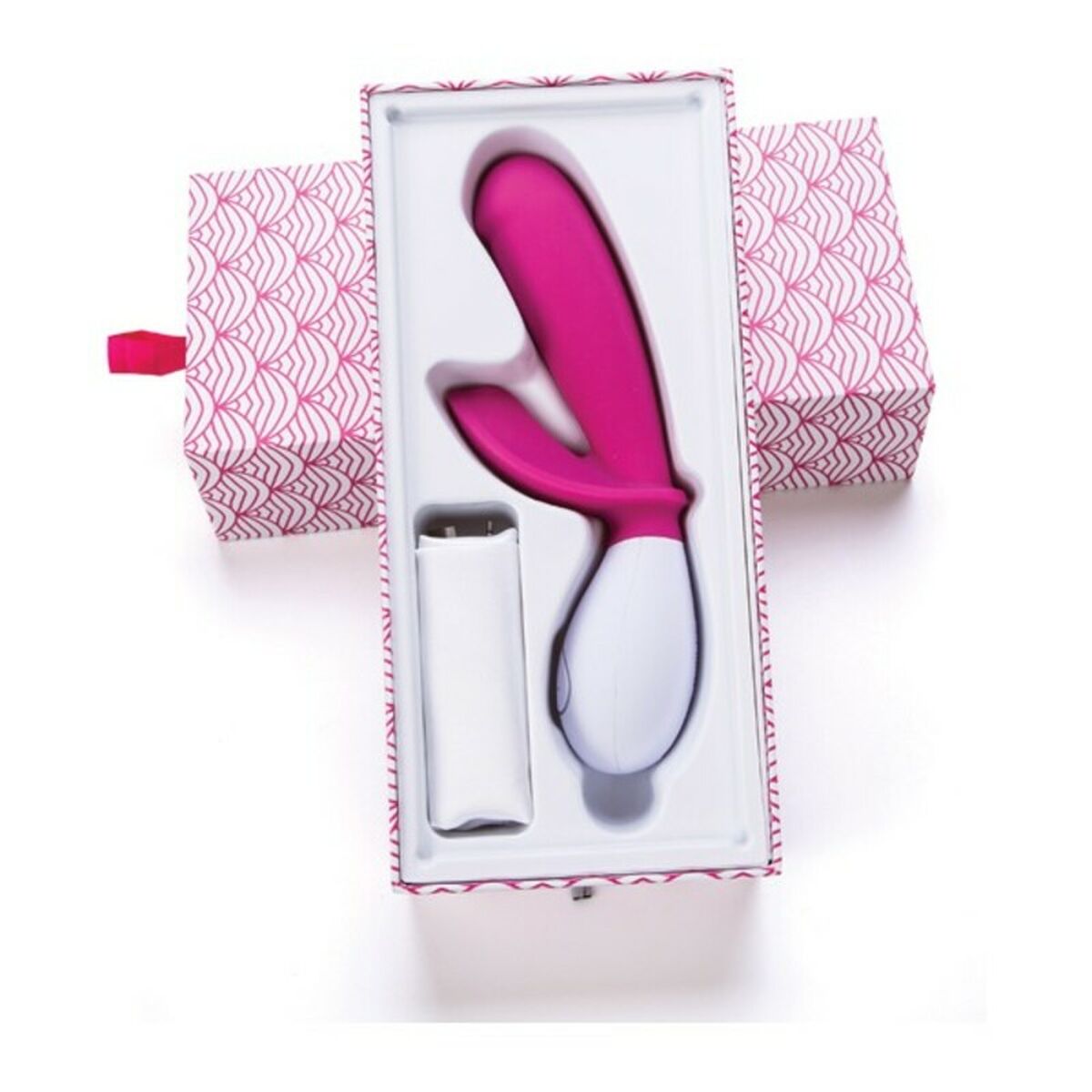 Snuggle Dual Stimulationsvibrator Lovelife by OhMiBod AT015 Weiß/Rosa - AWK Flagship