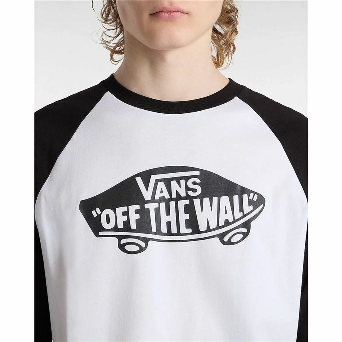 Kurzärmliges Sport T-Shirt Vans Style 76 Raglan Weiß - AWK Flagship