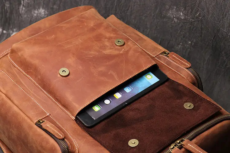 ALLFASHION HeritageLeather Laptop-Rucksack