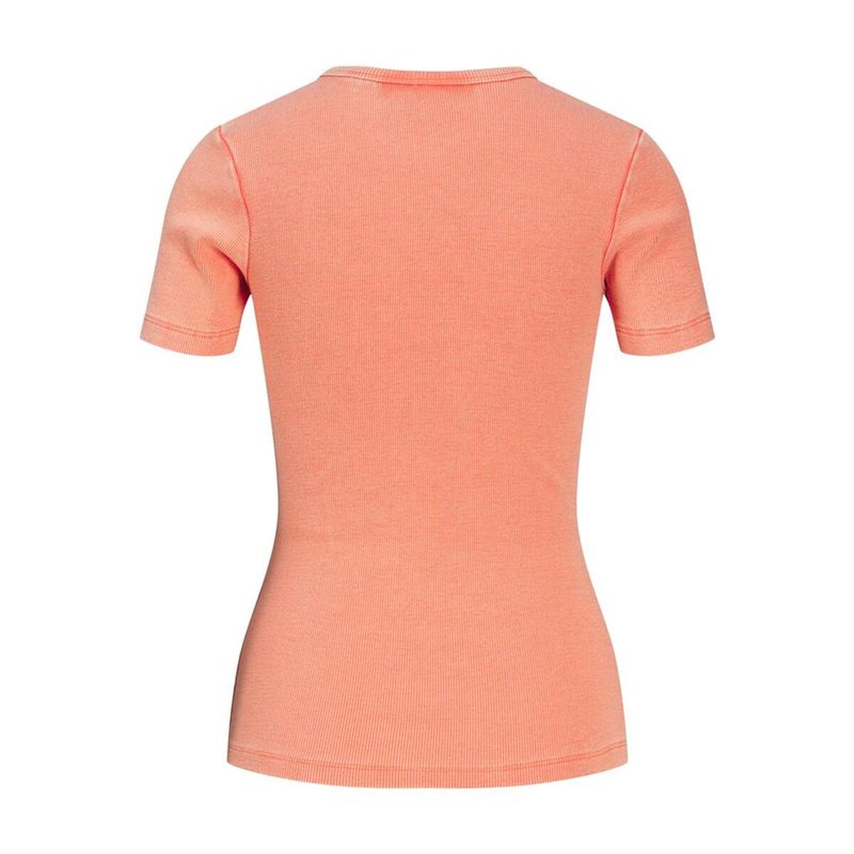 Damen T Shirt Jack Jones Jxfrankie Wash Ss Orange - Mode & Accessoires