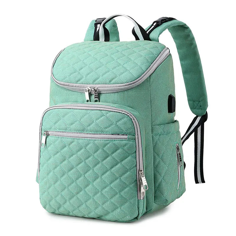 ALLFASHION Gesteppter Wickelrucksack