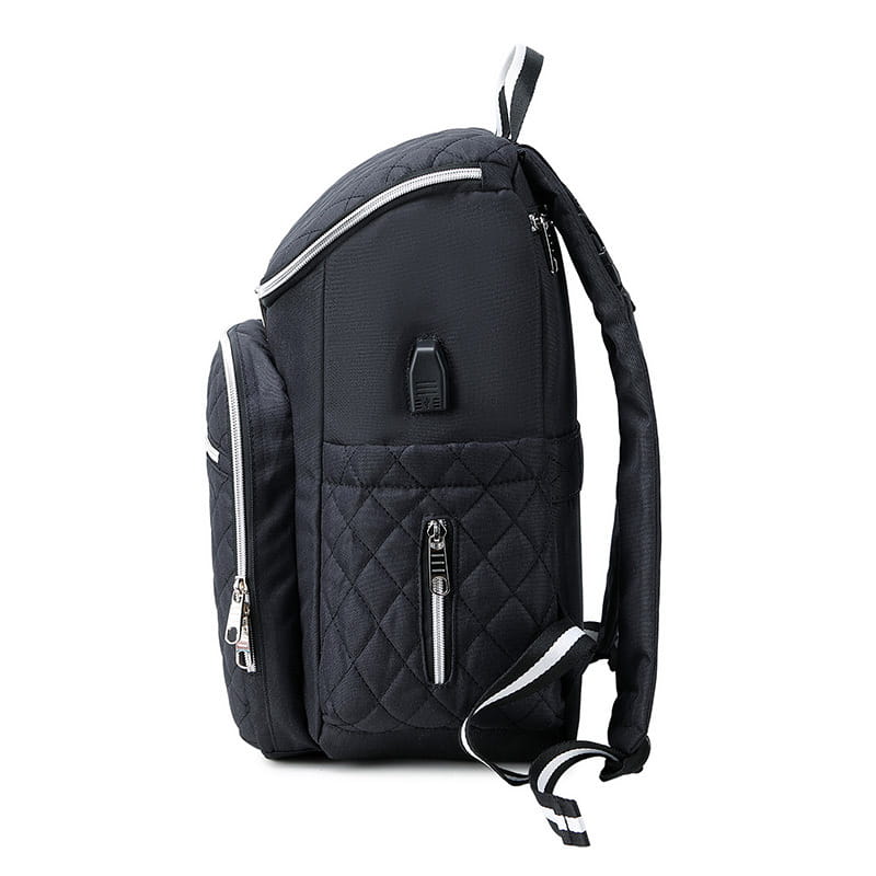 ALLFASHION Gesteppter Wickelrucksack
