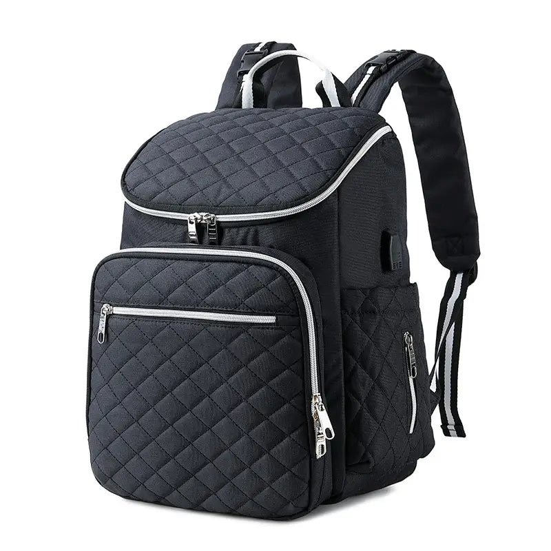 ALLFASHION Gesteppter Wickelrucksack