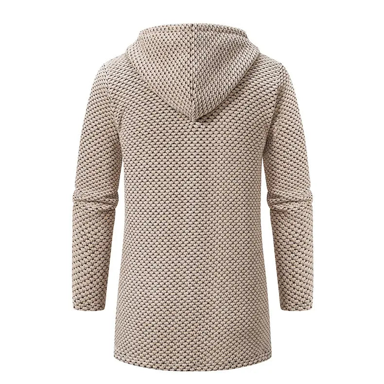 A.1 Herren Cardigan in Unifarben