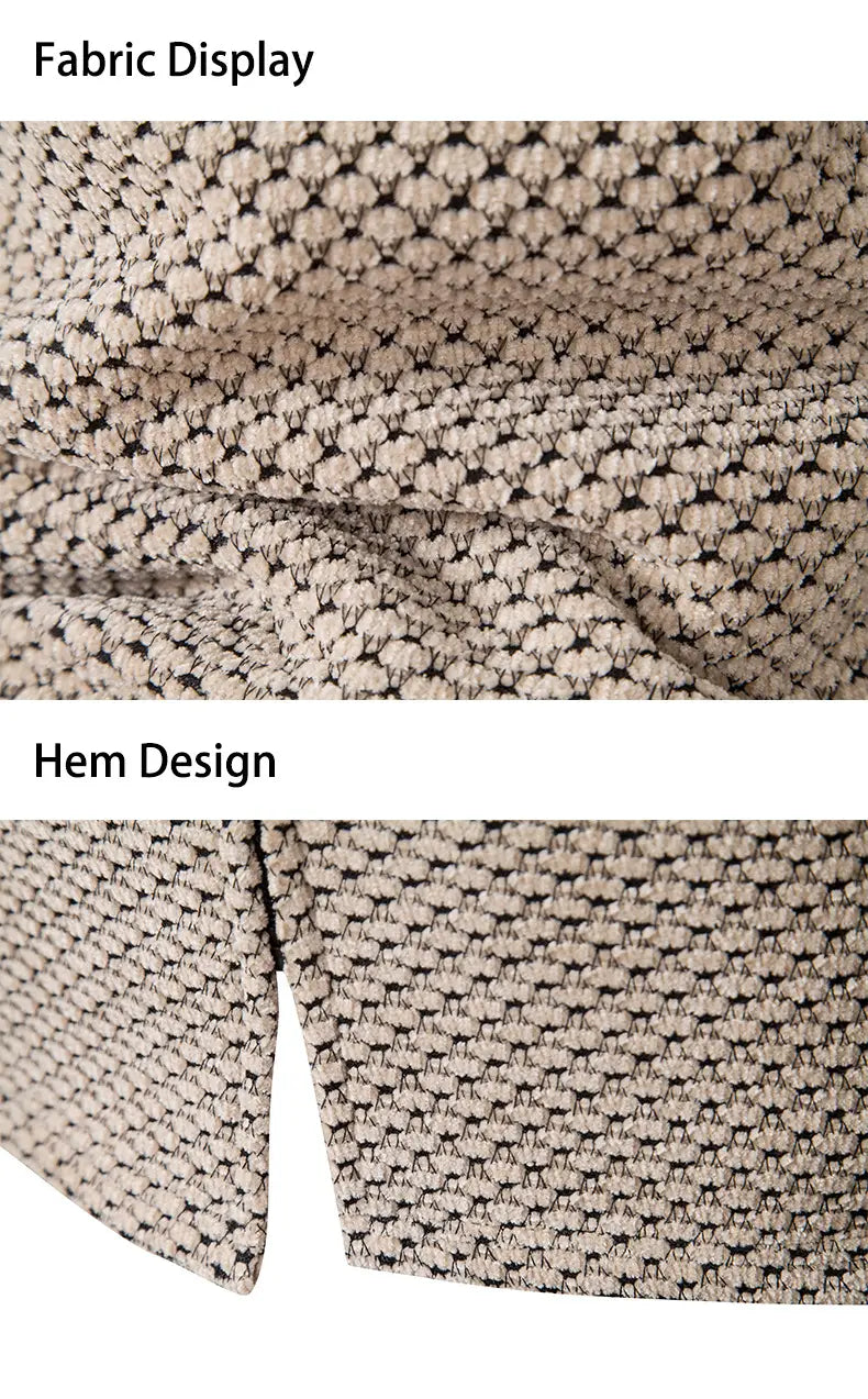 A.1 Herren Cardigan in Unifarben