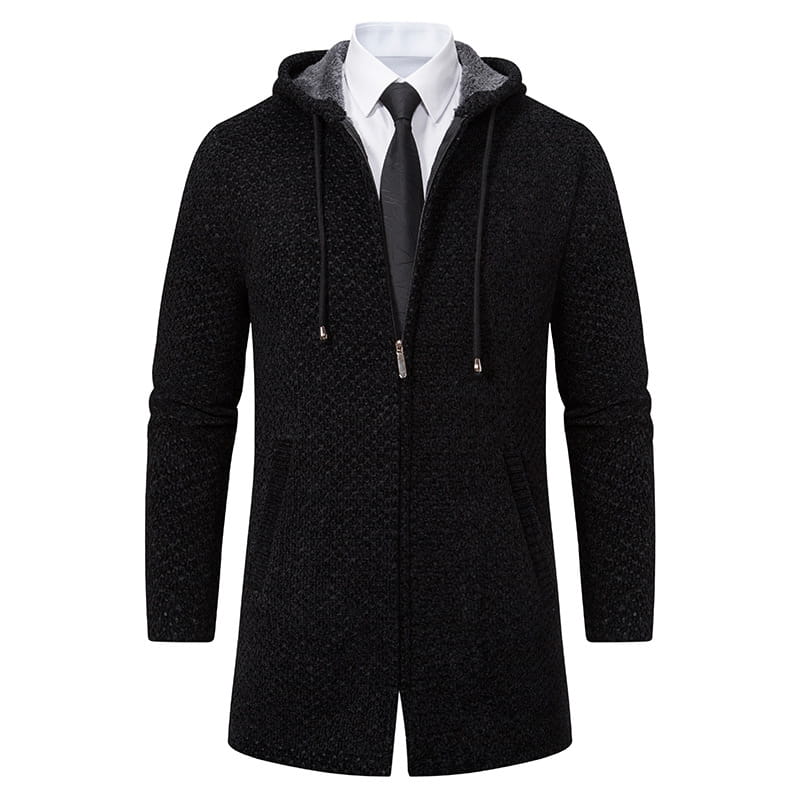 A.1 Herren Cardigan in Unifarben