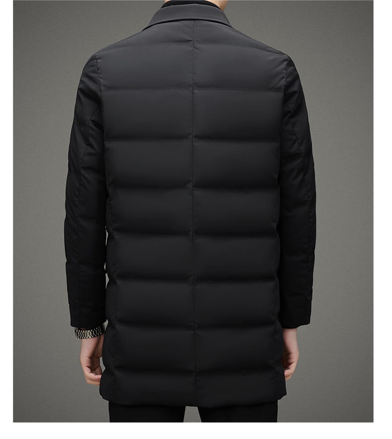 A.1 Herren Daunenjacke mit Schalkragen