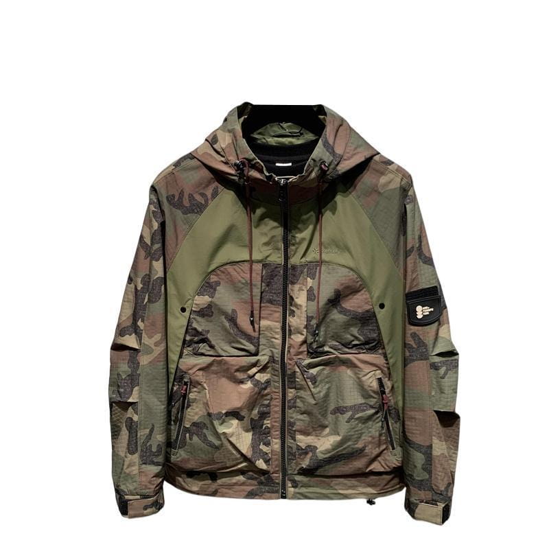 A.1 Herren Camouflage-Jacke mit Kapuze
