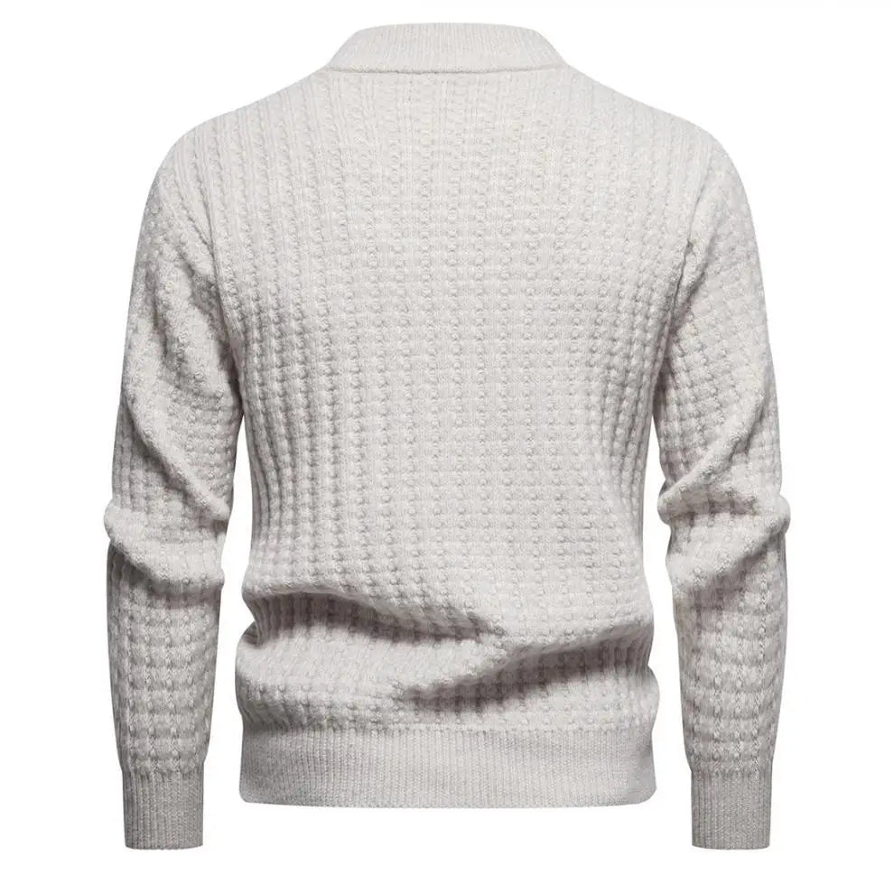 A.1 Herren Strickpullover mit Rundhals